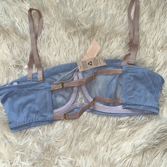 HAH Periwinkle Wired Bra Adjustable Double Strap 30–38B NWT - Picture 7 of 11